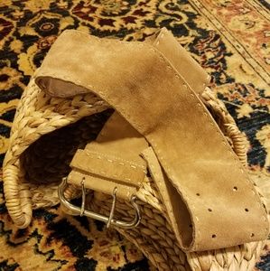 Harold's leather belt.